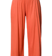 Sleep And Lounge Crop Knit Pants Print | Coral Gold 79386-1279